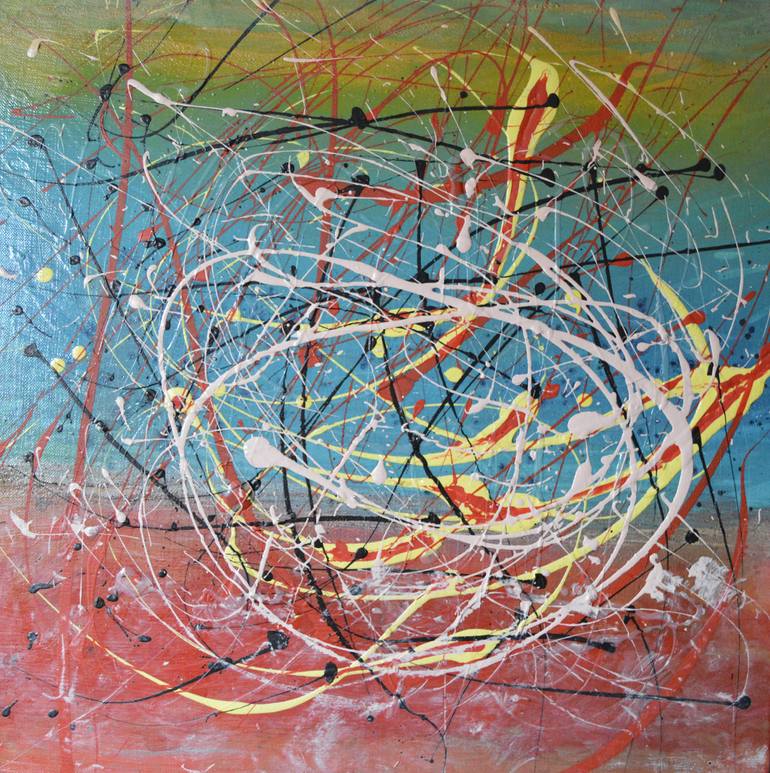 Original Abstract Painting by Andrei Autumn