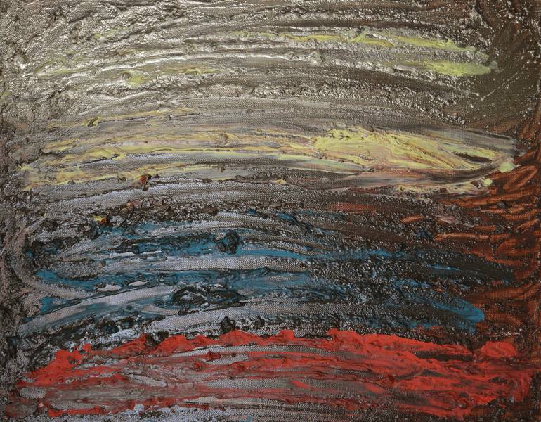 Original Abstract Expressionism Abstract Painting by Andrei Autumn