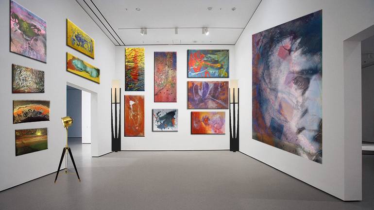 Original Conceptual Abstract Collage by Andrei Autumn