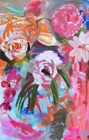 Original Floral Paintings by Jen Dacota