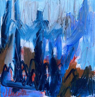 Original Abstract Expressionism Abstract Paintings by Jen Dacota