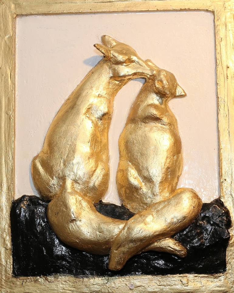 Original Love Sculpture by Ivanka Kutner