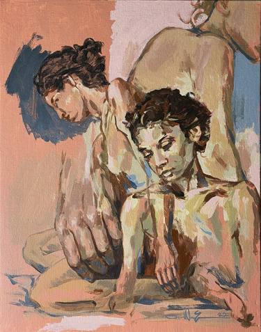 Print of Figurative Nude Paintings by David Van Everen
