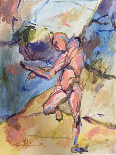 Original Abstract Nude Paintings by David Van Everen