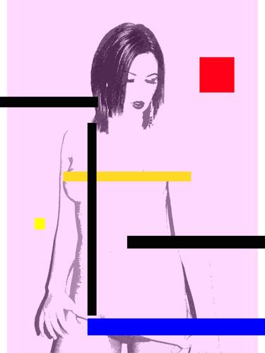 Nude Ode to Mondrian- Limited Edition thumb