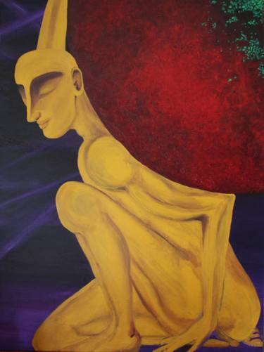 Original Abstract Classical mythology Paintings by Michelle Randle