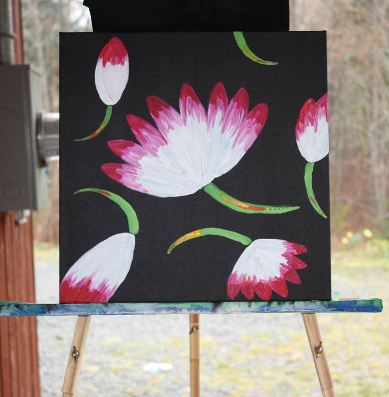 Original Floral Painting by Michelle Randle