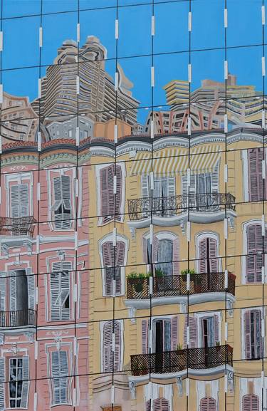 Original Architecture Painting by Steven Fleit