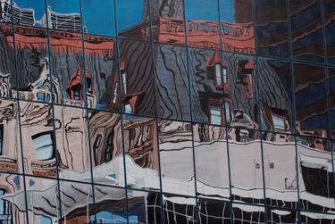 Original Documentary Architecture Paintings by Steven Fleit