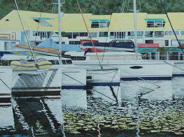 Original Realism Boat Paintings by Steven Fleit