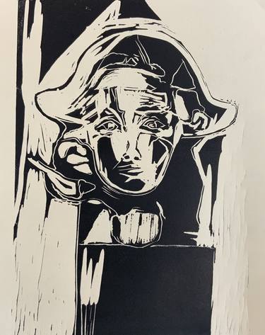 Print of Portrait Printmaking by Laura Skvirskaya