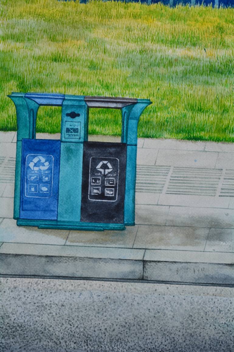 Original Contemporary Architecture Painting by Lokanath Pradhan