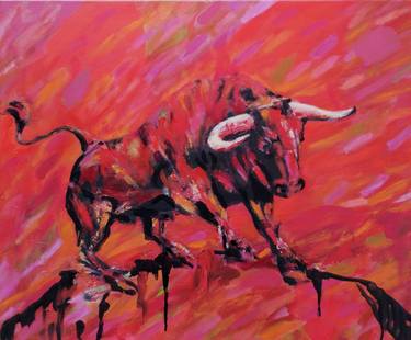 Original Expressionism Animal Paintings by Anna Bartnicka