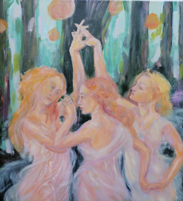 Original Women Painting by Anna Bartnicka