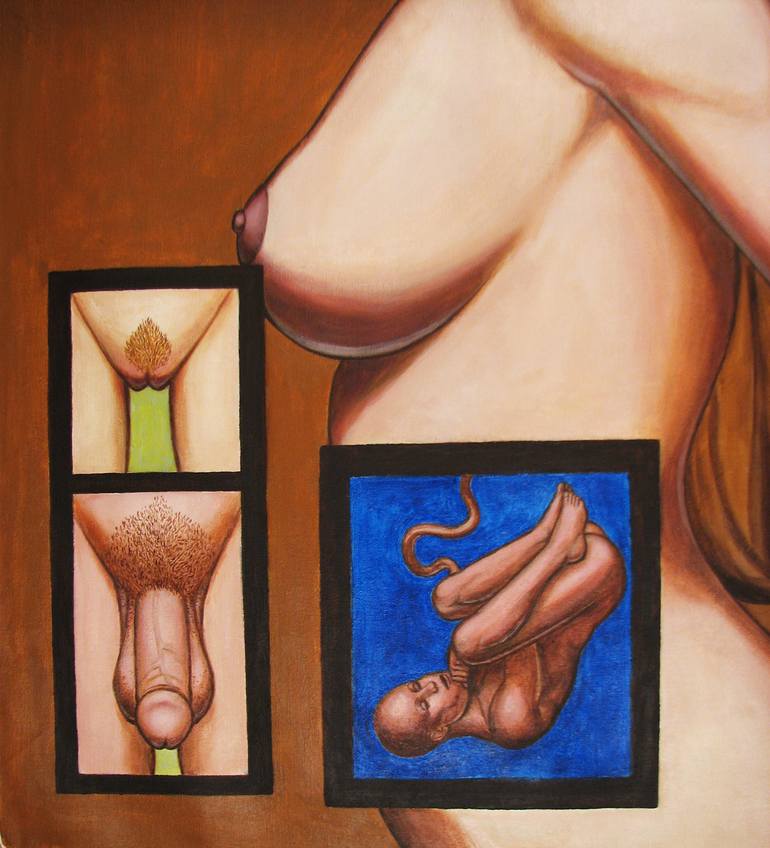 Original Realism Nude Painting by Sean Patty