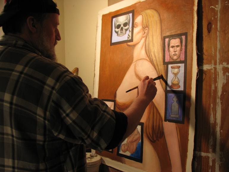 Original Realism Nude Painting by Sean Patty