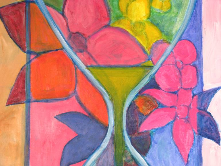 Original Abstract Expressionism Floral Painting by Sean Patty