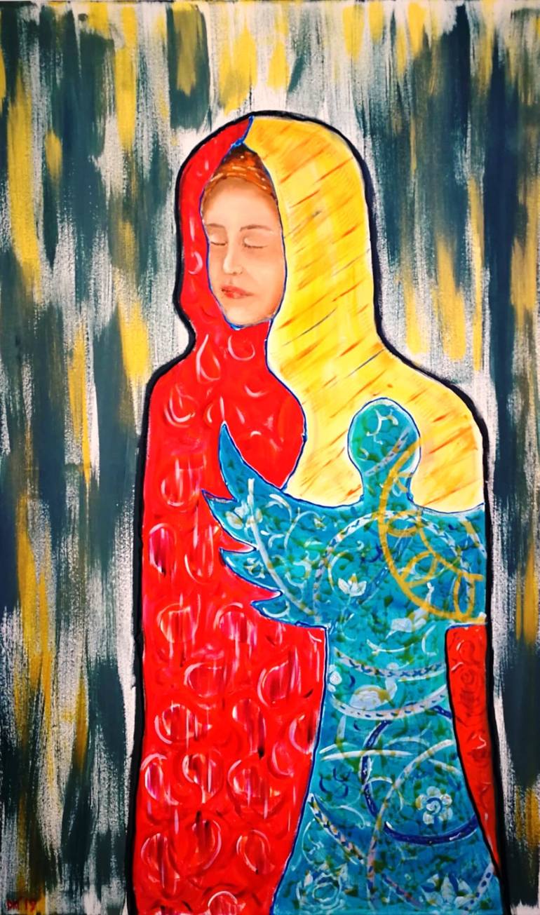 The Goddess Of Destiny Painting By Michael Jiliak Saatchi Art
