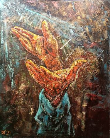 Original Figurative Religious Paintings by Michael Jiliak