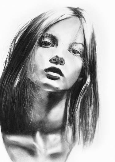 Original Portraiture Portrait Drawings by Denny Stoekenbroek