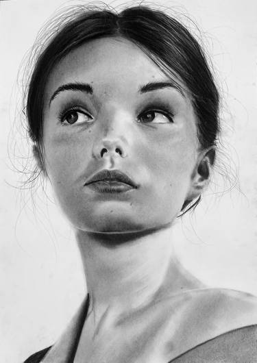 Original Portraiture Portrait Drawings by Denny Stoekenbroek