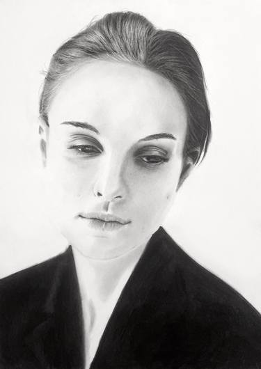 Original Realism Women Drawings by Denny Stoekenbroek