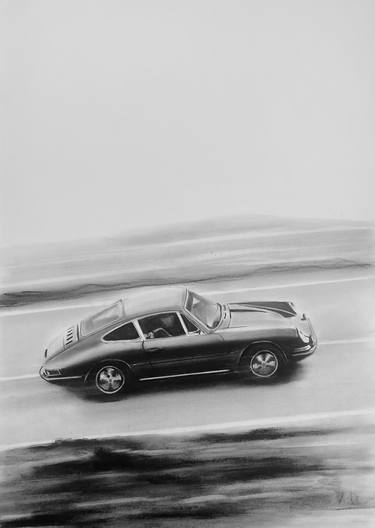 Print of Car Drawings by Denny Stoekenbroek