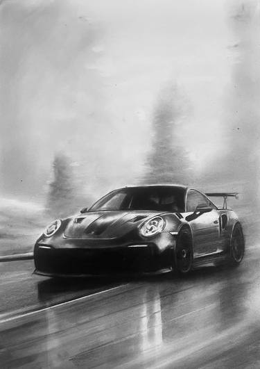 Print of Realism Car Drawings by Denny Stoekenbroek