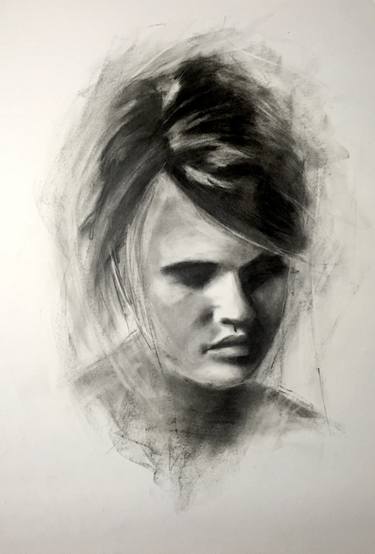 Original Portraiture Portrait Drawings by Denny Stoekenbroek