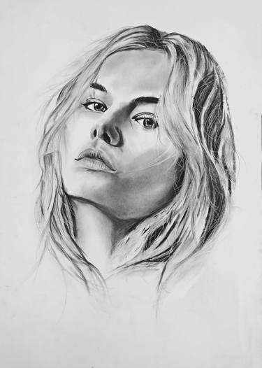 Original Portraiture Portrait Drawings by Denny Stoekenbroek