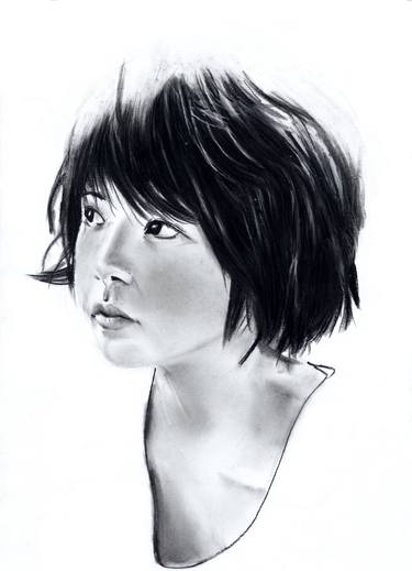 Print of Realism Portrait Drawings by Denny Stoekenbroek