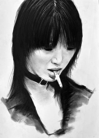 Original Portraiture Portrait Drawings by Denny Stoekenbroek