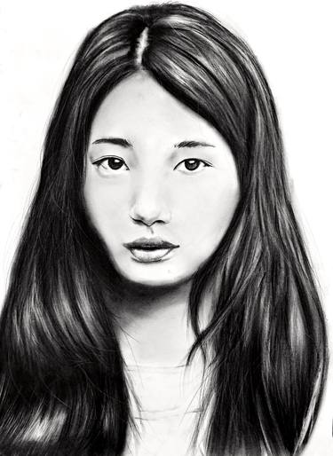 Print of Portraiture Women Drawings by Denny Stoekenbroek