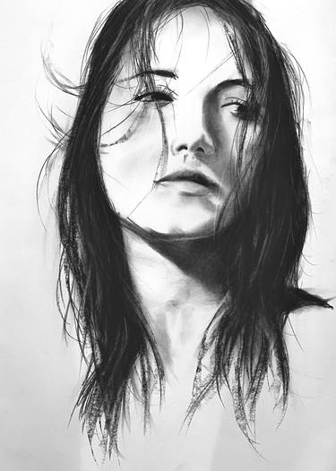 Original Portraiture Portrait Drawings by Denny Stoekenbroek