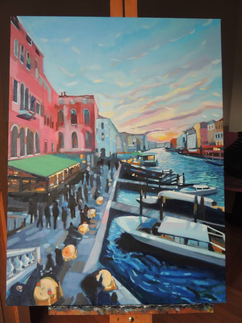 Original Impressionism Cities Painting by Danijel Garić