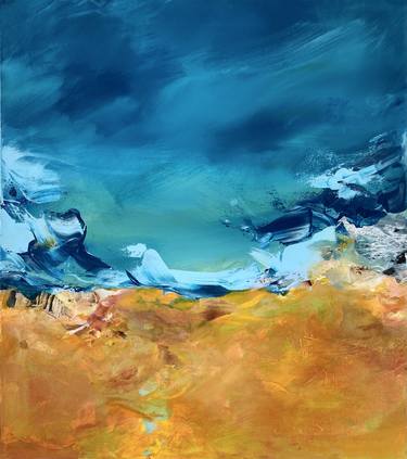 Original Abstract Seascape Paintings by Abi Moffat