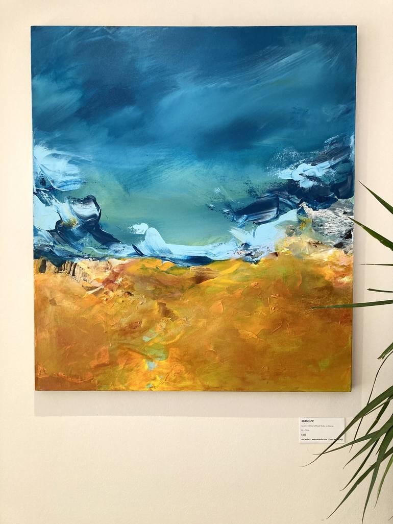 Original Abstract Seascape Painting by Abi Moffat