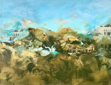 Original Abstract Landscape Paintings by Abi Moffat
