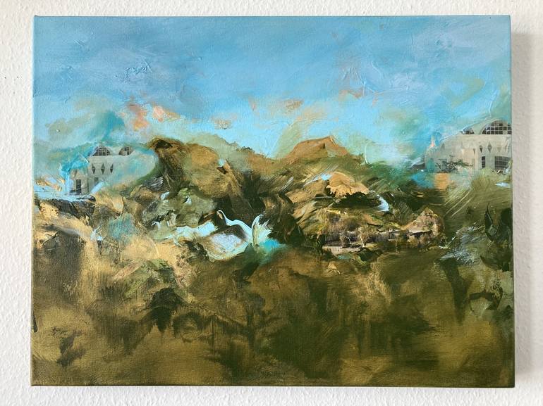 Original Abstract Landscape Painting by Abi Moffat