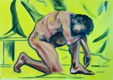 Original Expressionism Nude Paintings by Jana Vankova