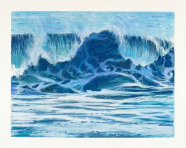 Print of Realism Seascape Drawings by Stephen Finkin