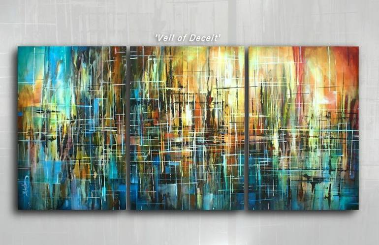 Original Abstract Painting by Michael Lang