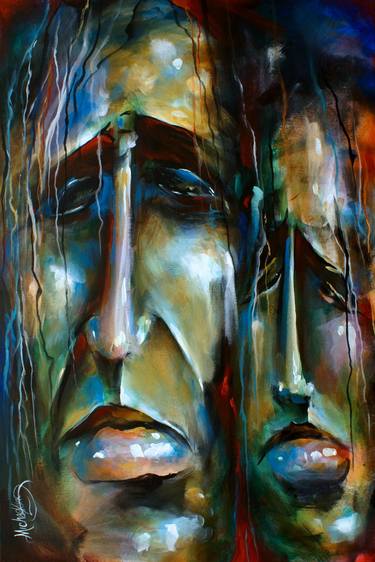 Original Expressionism Rural life Paintings by Michael Lang