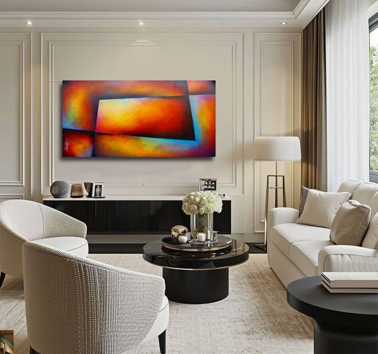 Original Abstract Painting by Michael Lang