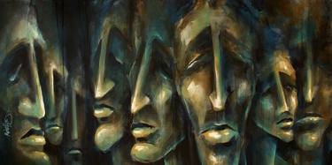 Print of Figurative Business Paintings by Michael Lang