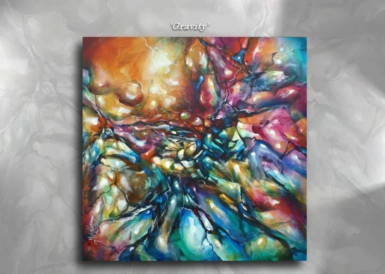 Original Abstract Painting by Michael Lang