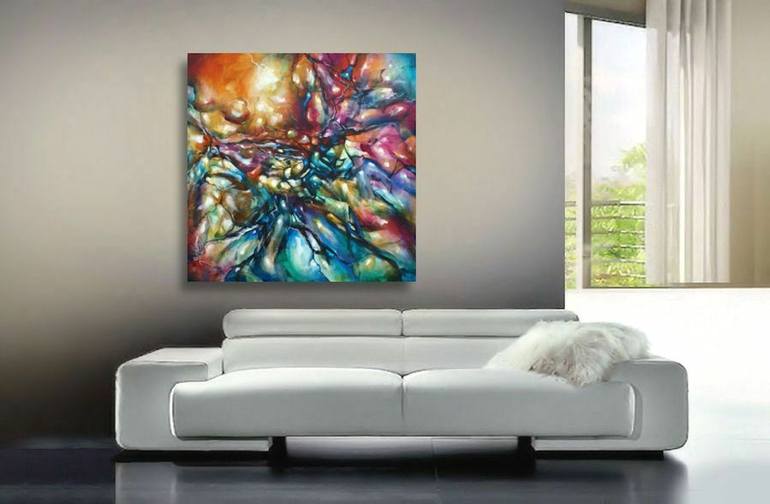 Original Abstract Painting by Michael Lang