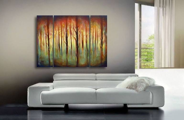 Original Impressionism Landscape Painting by Michael Lang