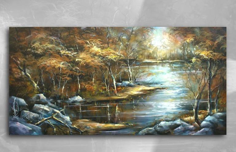 Original Realism Landscape Painting by Michael Lang