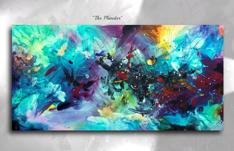 Original Abstract Painting by Michael Lang